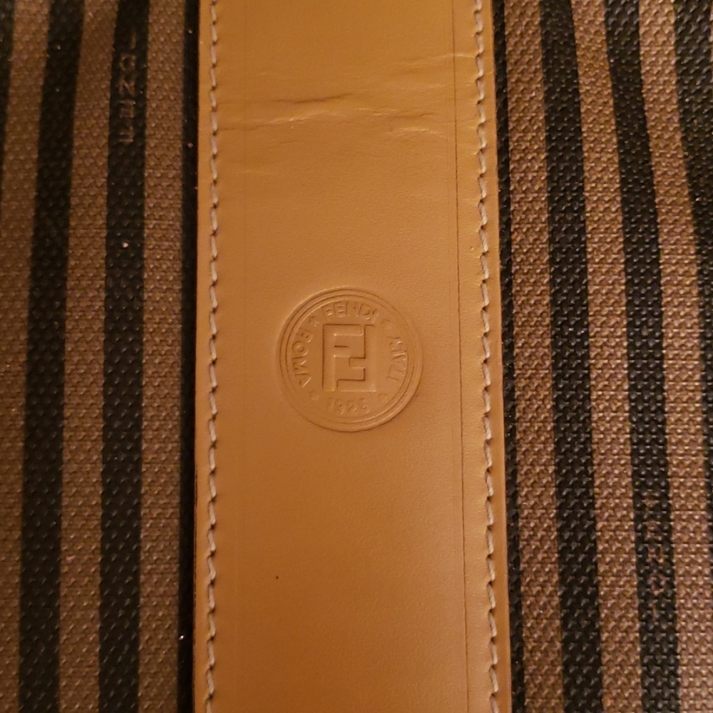 Fendi Vintage Crossbody Purse Striped Authentic - Picture 2 of 8